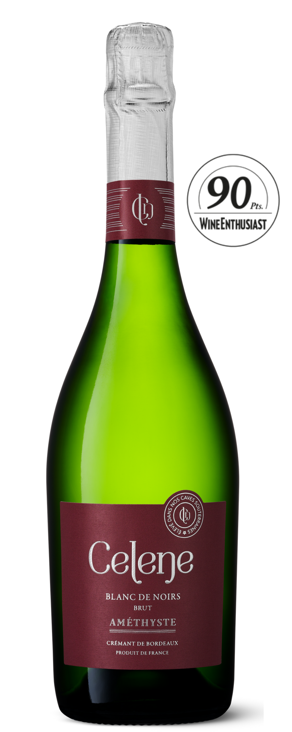 Celene Améthyste Blanc de Noirs Brut Crémant de Bordeaux