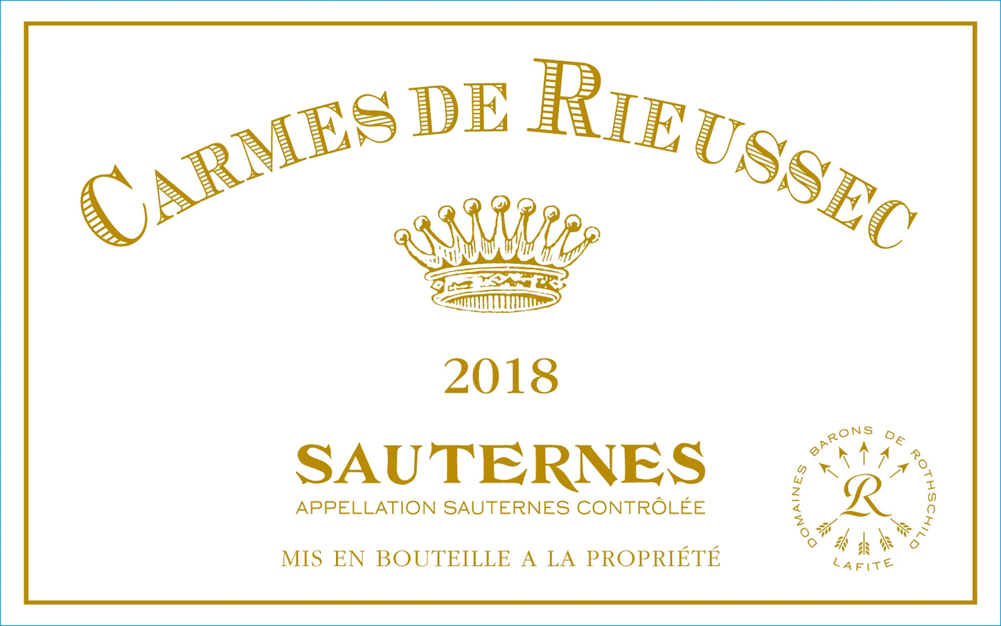 Carmes de Rieussec 75cl 2018