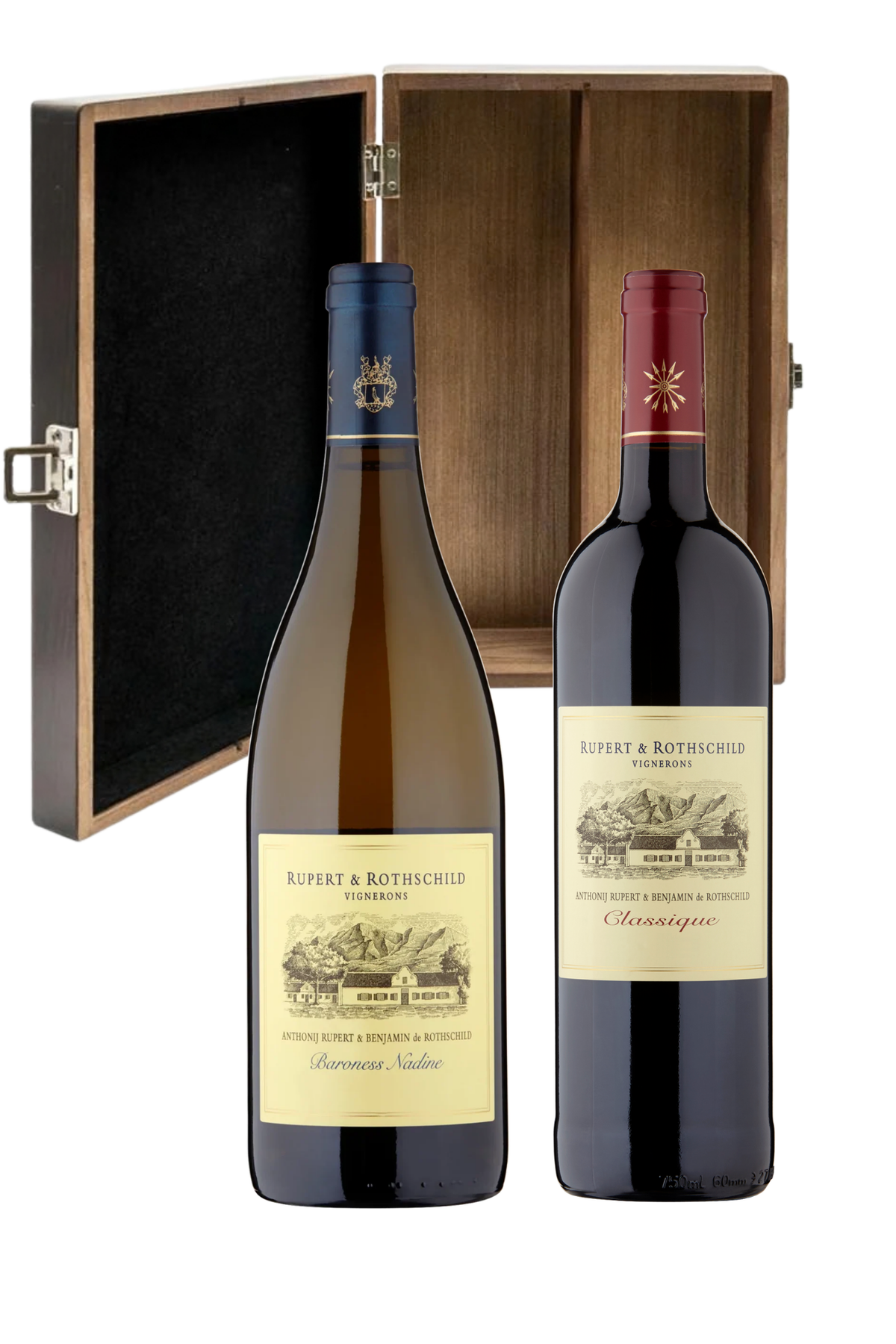 Rupert & Rothschild in a Premium Wooden Gift Box Pair
